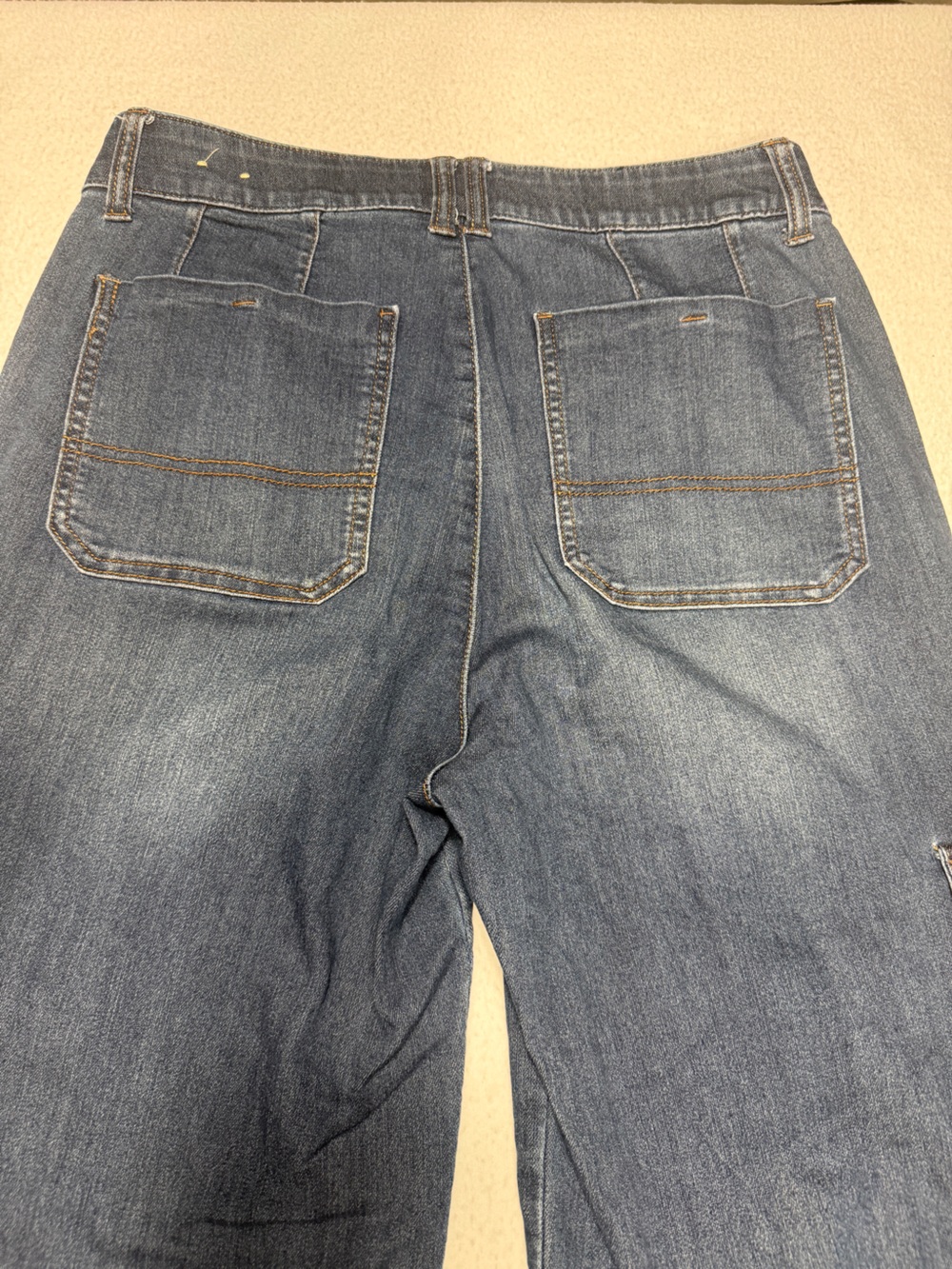 Democracy "Ab Technology" Wide-Leg Cargo Jeans Size 8 #2639 - Picture 4 of 9